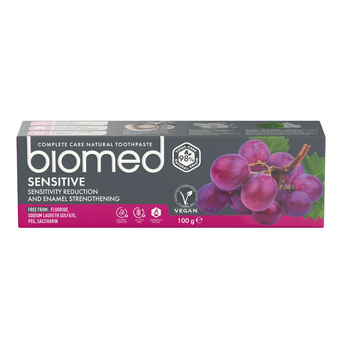 Pasta de dinti Sensitive, 75ml, Biomed