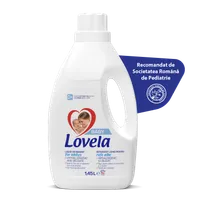 Detergent lichid pentru rufe albe, 1.45 litri, Lovela Baby
