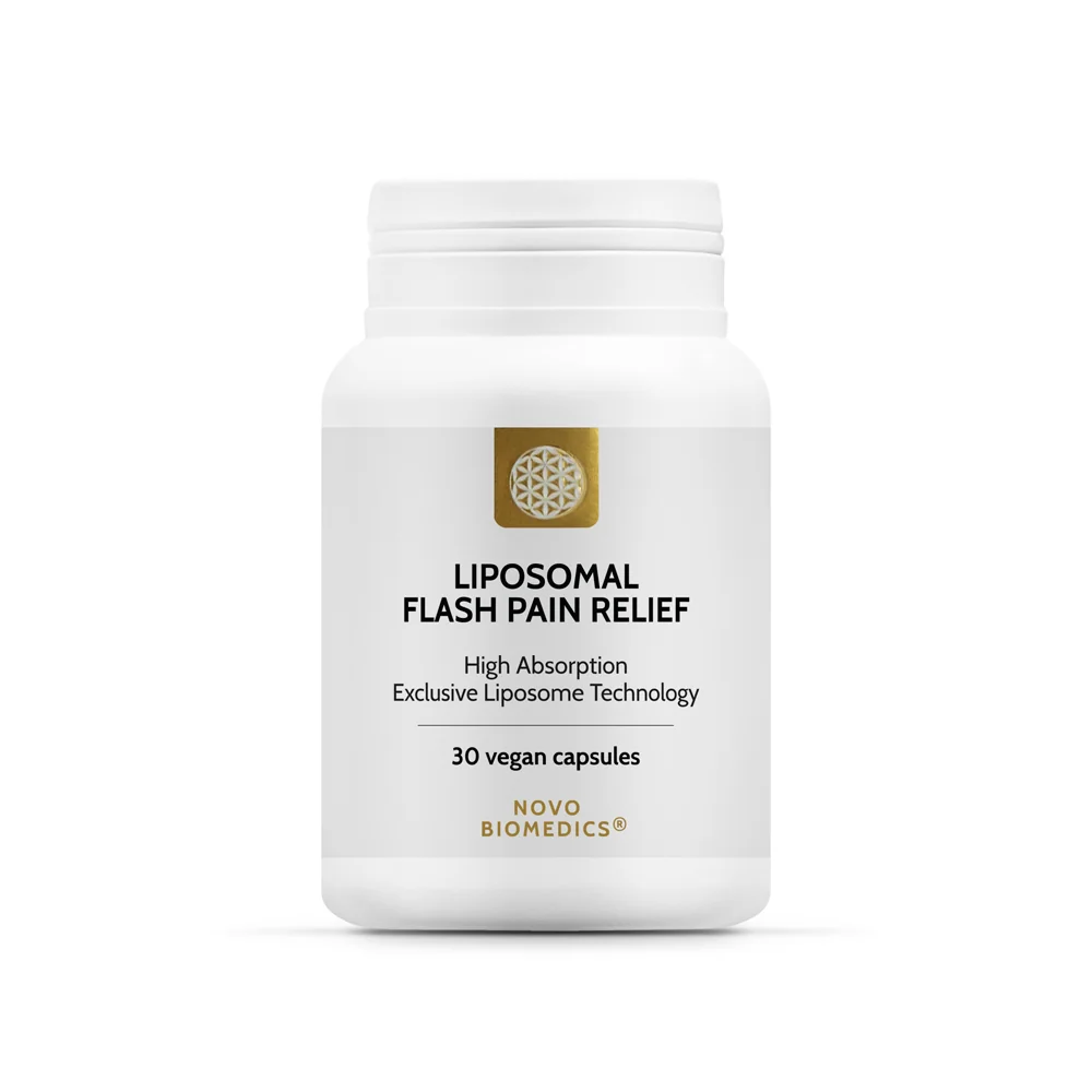 Liposomal Flash Pain Relief, 30 capsule vegetale, Novo Biomedics