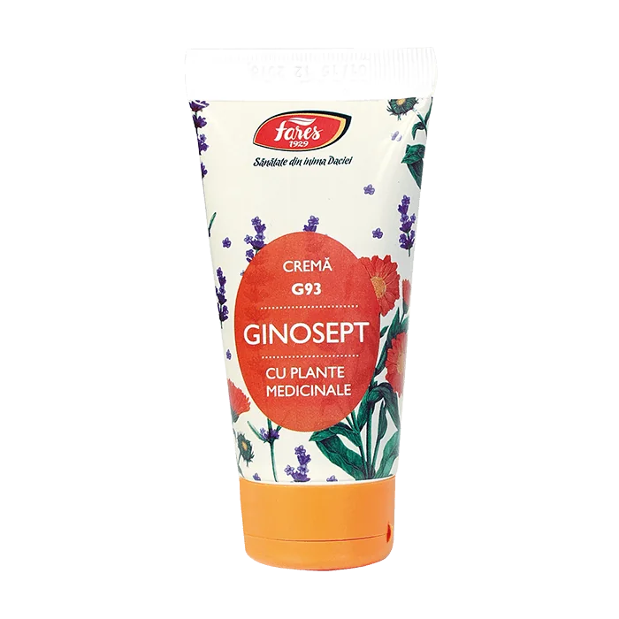 Ginosept crema cu plante medicinale, 50 ml, Fares