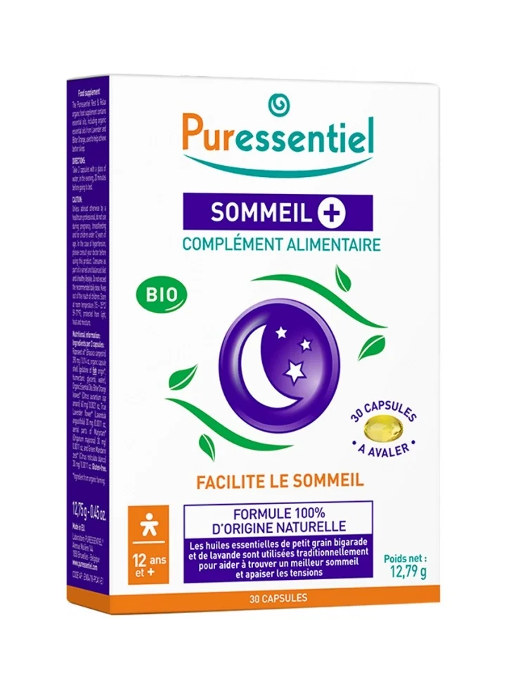Rest and Relax - Supliment Bio alimentar organic, 30 capsule, Puressentiel