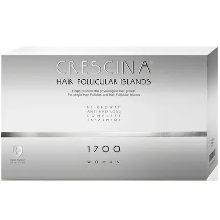 Follicular Islands 1700 Woman Crescina, 10 + 10 fiole, Labo