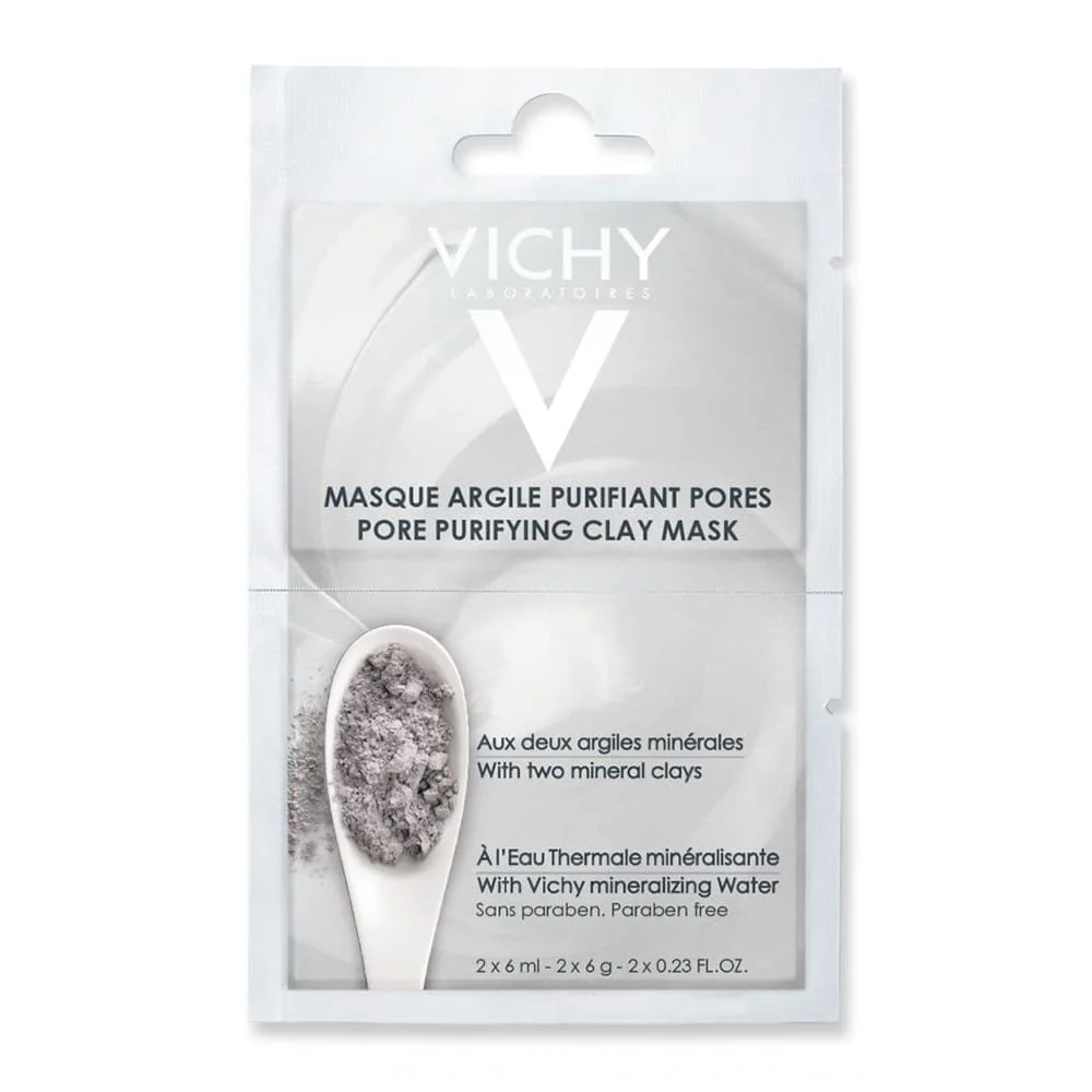 Masca de fata cu argila, 2x6ml, Vichy