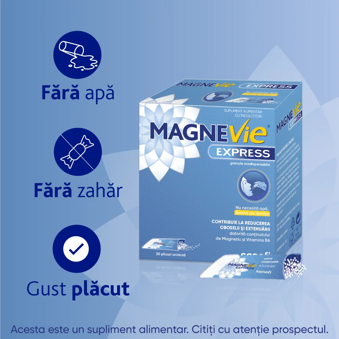 Magnevie Express, 20 plicuri, Sanofi