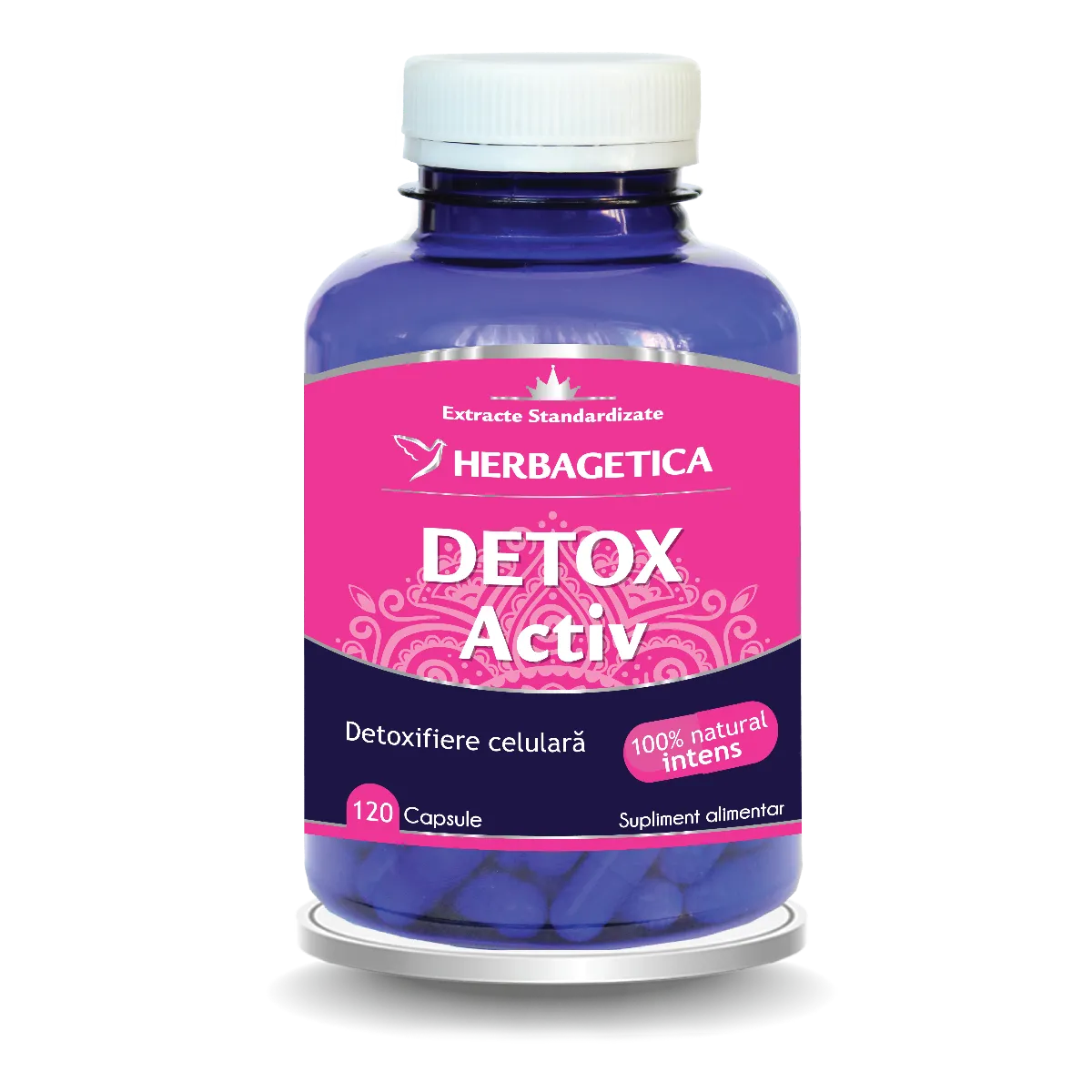 Detox Activ, 120 capsule, Herbagetica