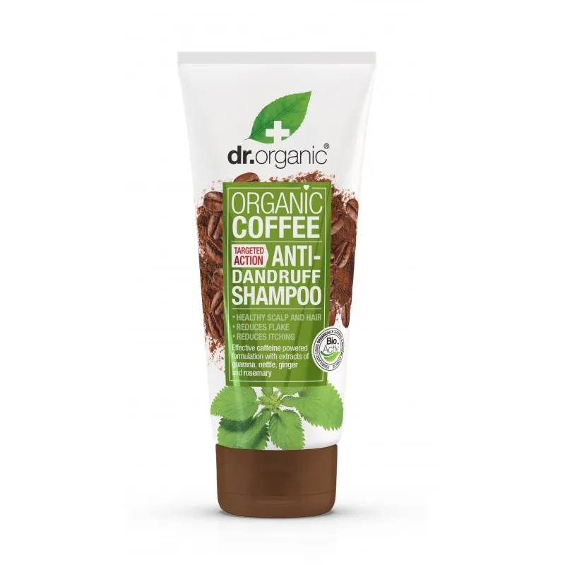Dr.Organic Coffee Mint Sampon anti-matreata, 200ml