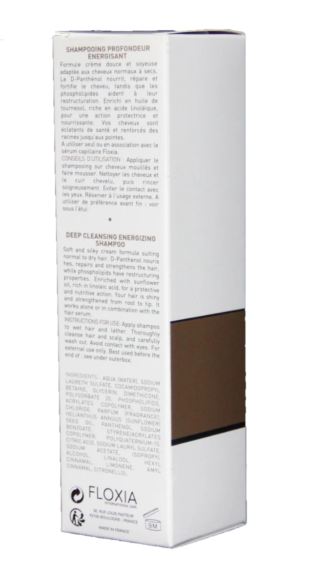 Sampon energizant pentru par normal sau uscat, 200ml, Floxia