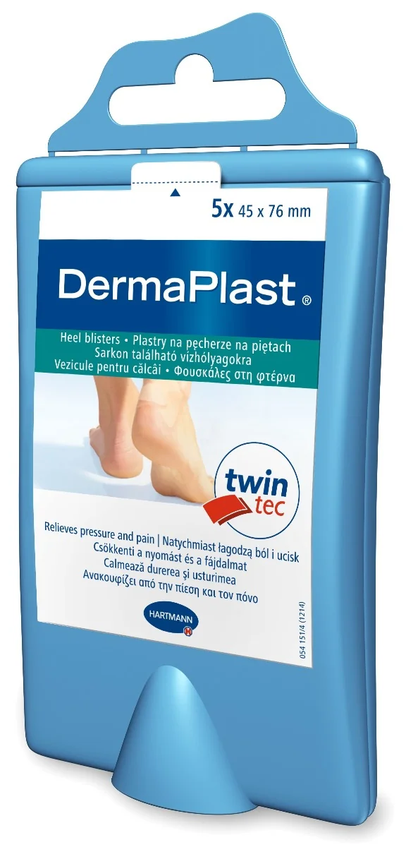 Plasturi pentru vezicule calcai, 5 bucati, Dermaplast Hydro