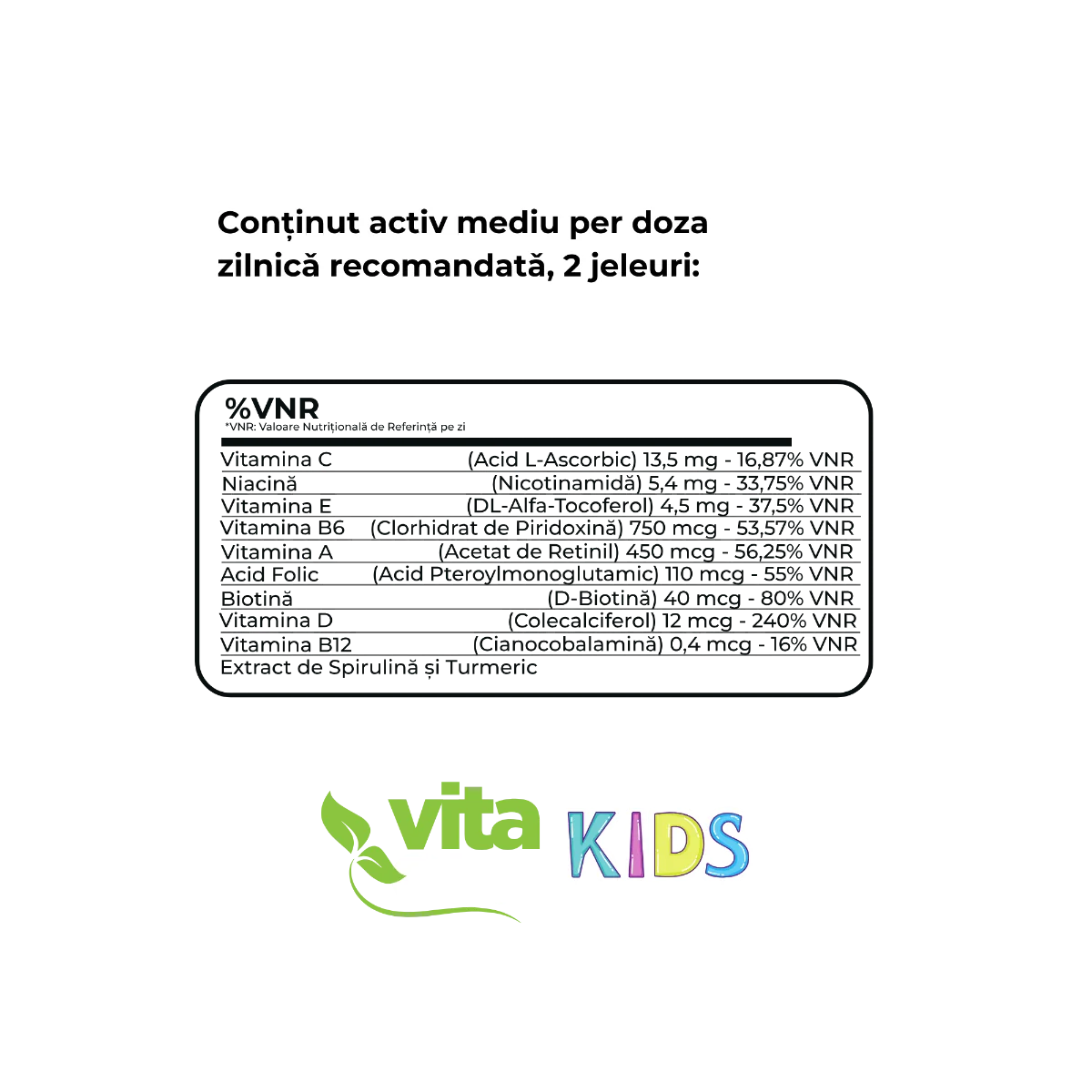 Multivitamine Immunodefence Kids, 60 jeleuri, Vita Ora