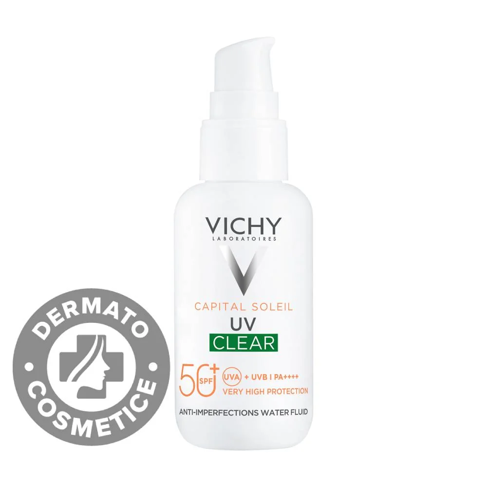 Fluid apos anti-imperfectiuni cu SPF50+ Capital Soleil UV CLEAR, 40ml, Vichy