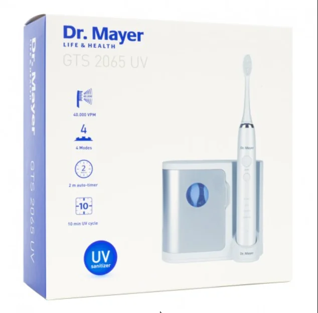 Periuta de dinti sonica electrica cu sterilizator UV GTS2065UV, 1 bucata, Dr.Mayer