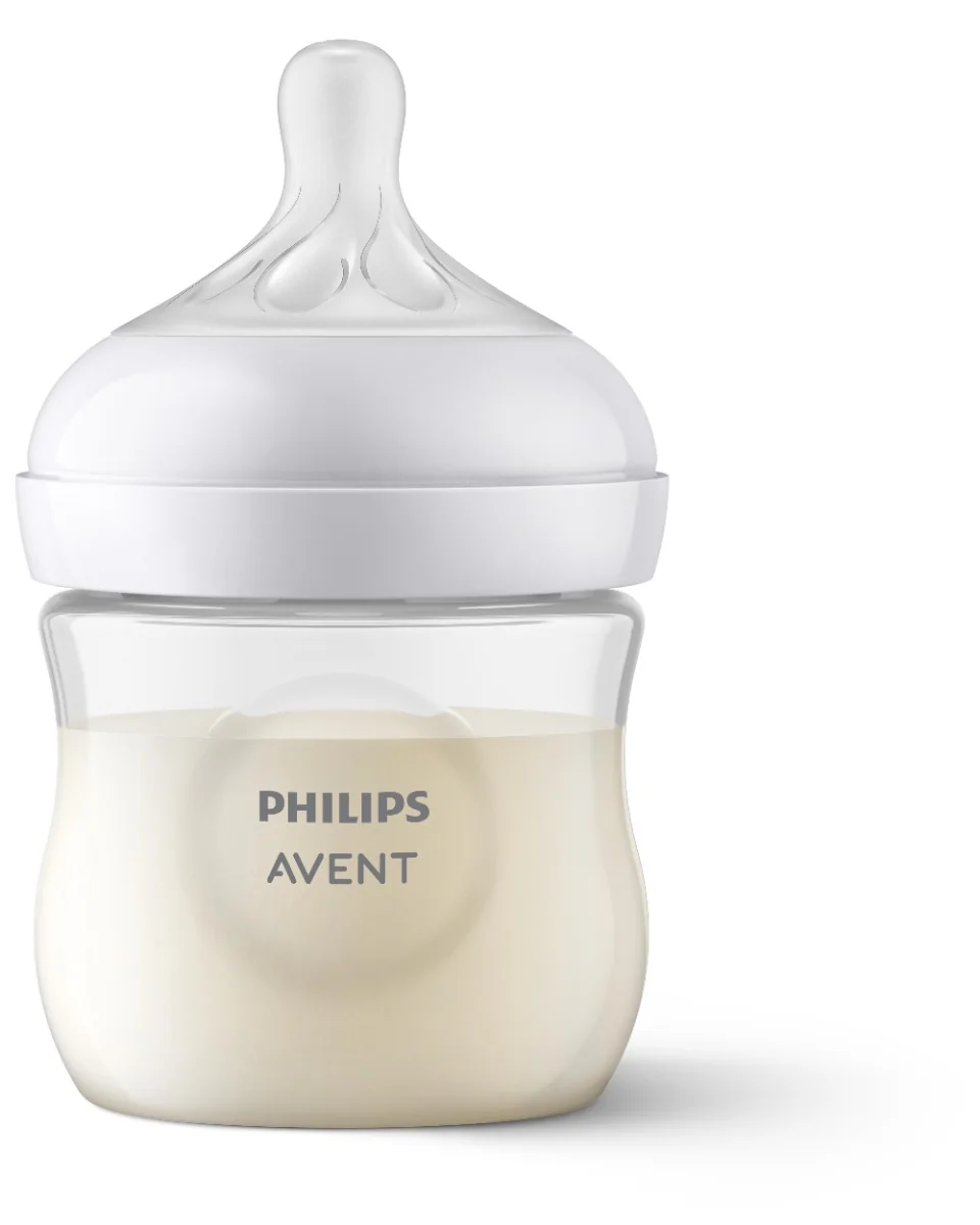 Biberon cu debit lent pentru 0 - 3 luni Natural Response SCY900/01, 125ml, Philips Avent