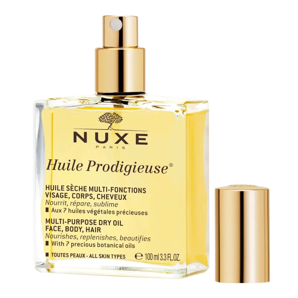 Ulei multifunctional pentru fata, corp si par Huile Prodigieuse, 100ml, Nuxe