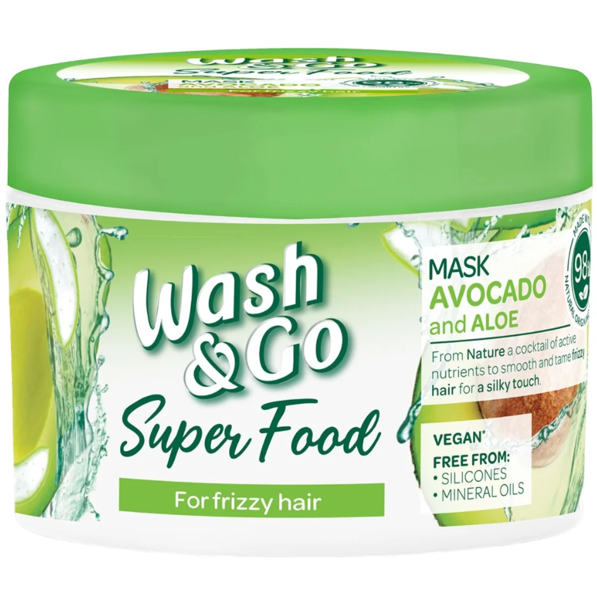 Masca cu avocado Superfood, 300ml, Wash&Go