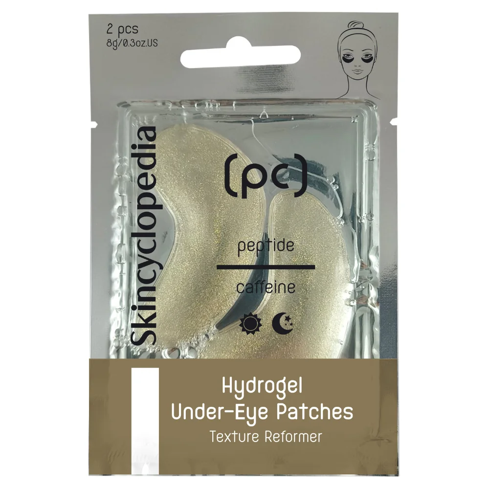 Plasturi pentru ochi hidrogel cu peptide si cofeina, 2 bucati, Skincyclopedia