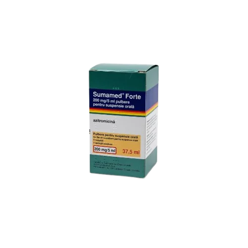 Sumamed Forte suspensie orala 200mg/5ml, 30ml, Teva