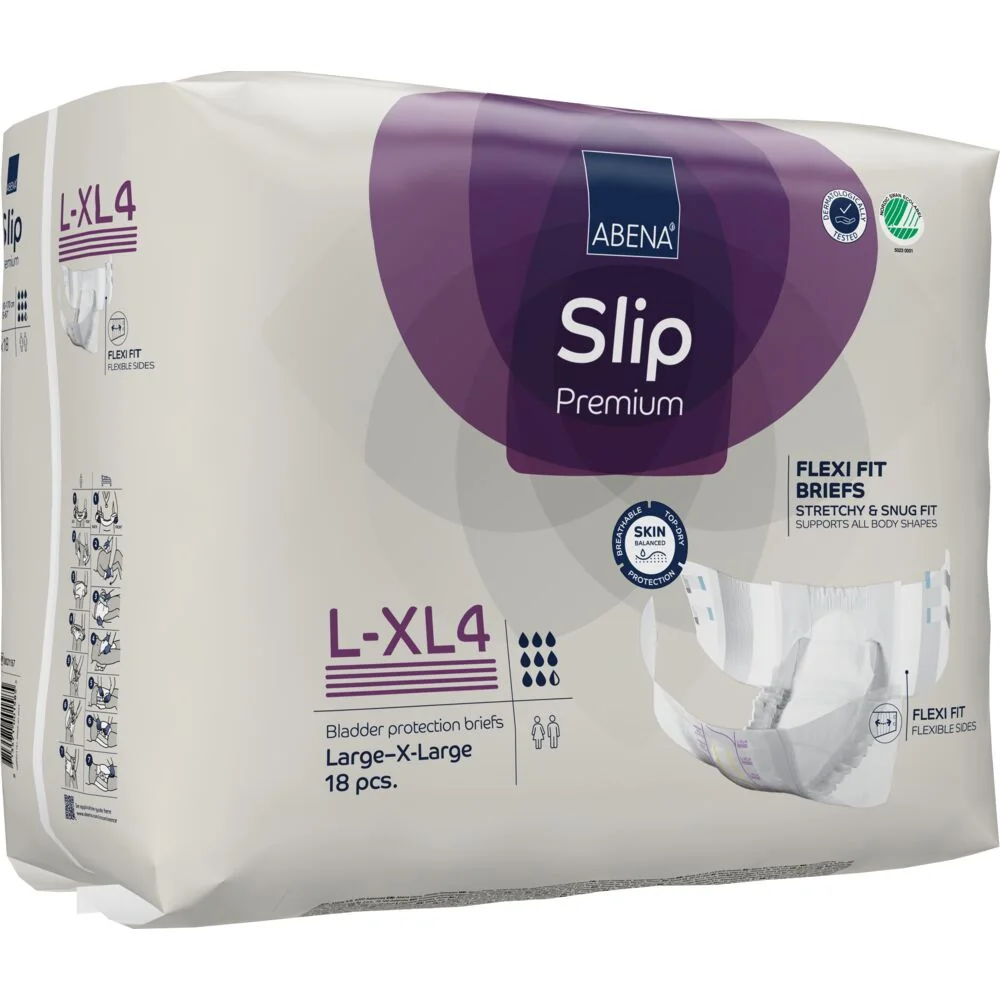 Scutece pentru adulti Premium Flexi Fit L-XL4 cu absorbtie 3800ml, 18 bucati, Abena