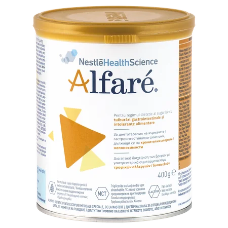 Lapte praf Alfare +0 luni, 400g, Nestle