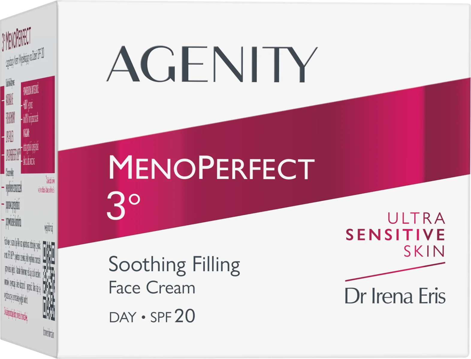 Crema de zi calmanta cu efect de umplere MenoPerfect 3 SPF20, 50ml, Agenity 