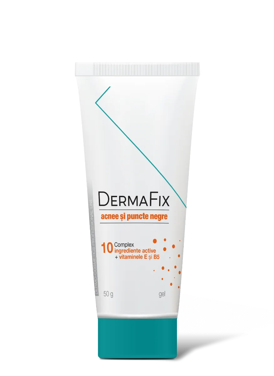 Gel pentru acnee si puncte negre DermaFix, 50g, PharmaGenix® 