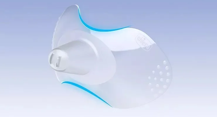 Aparatoare din silicon pentru mamelon marimea M-L 0luni+, 2bucati, Chicco