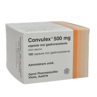 Convulex 500mg, 100 capsule moi gastrorezistente, Gerot