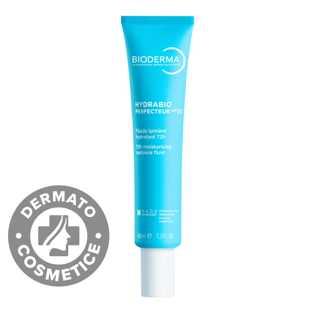 Fluid hidratant cu factor de protectie SPF30 Hydrabio Perfecteur, 40ml, Bioderma