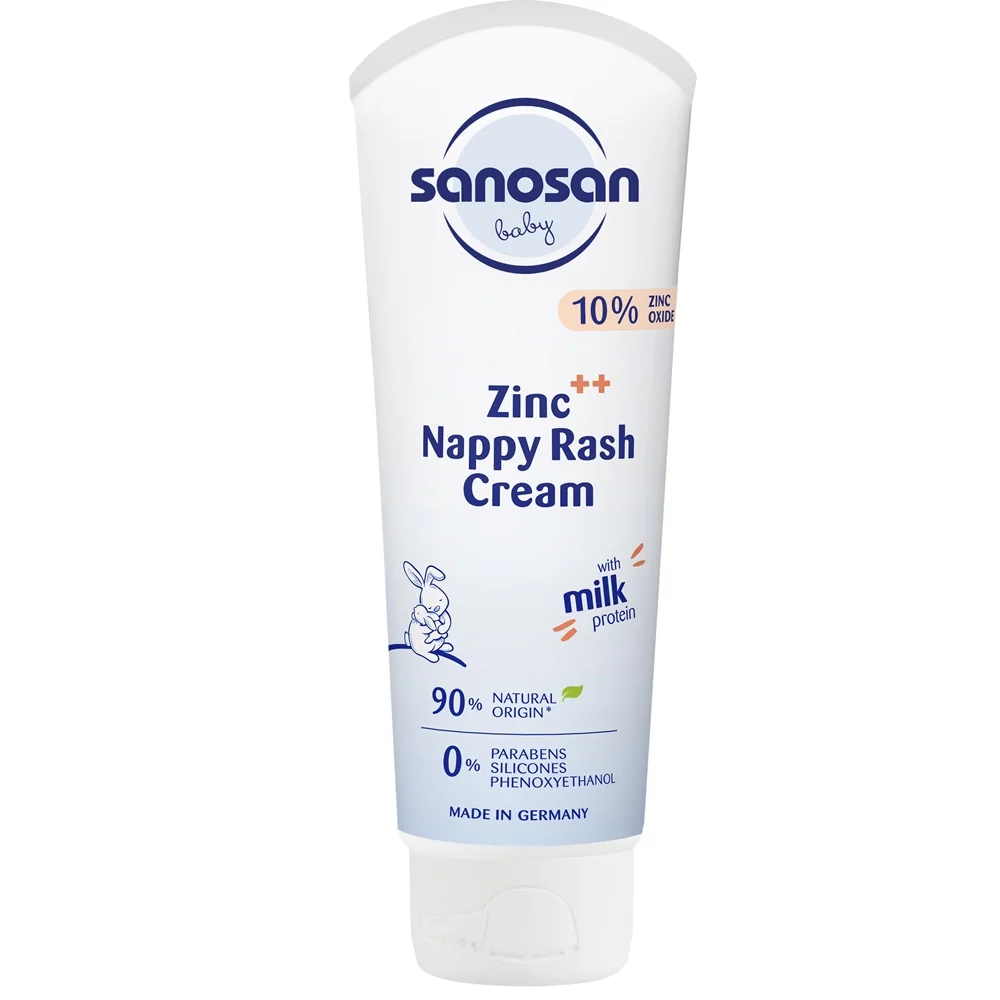 Crema pentru scutec cu Zinc++ protectie si vindecare, 100ml, Sanosan