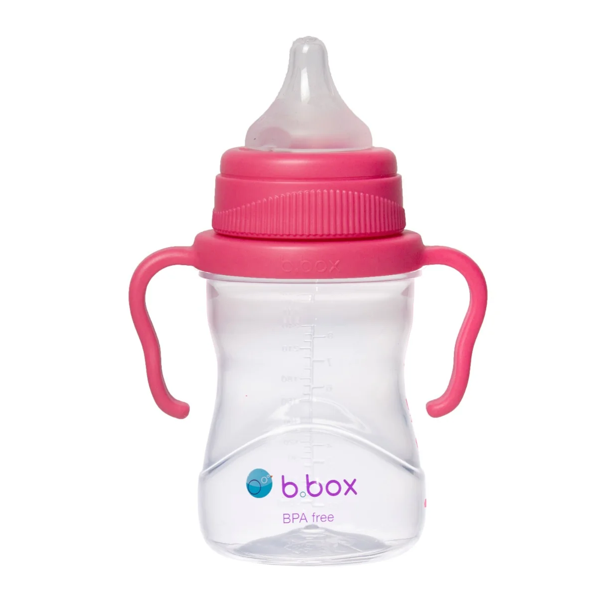 Cana cu 4 capace pentru +4 luni Roz, 240ml, Bbox
