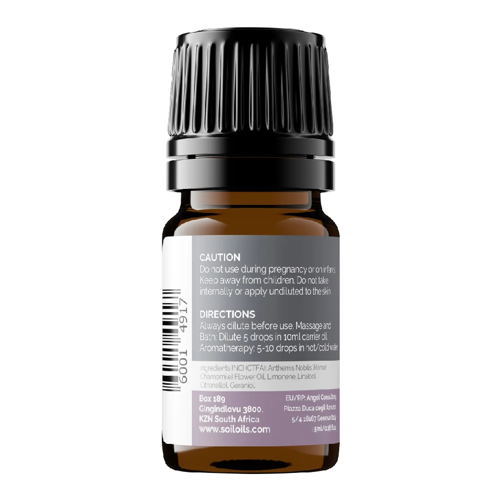 Ulei esential Musetel Roman Pur 100% Organic, 2,5ml, Soil