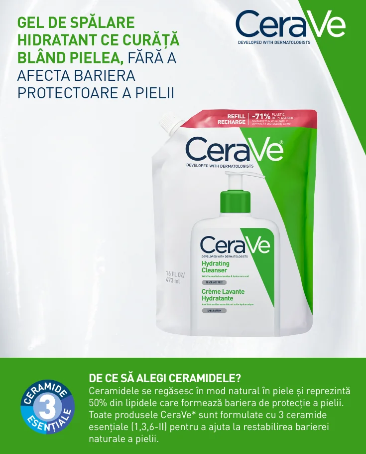 Gel de spalare hidratant si bland cu pielea