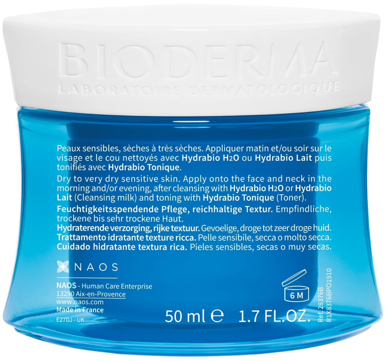 Crema hidratanta Hydrabio, 50ml, Bioderma