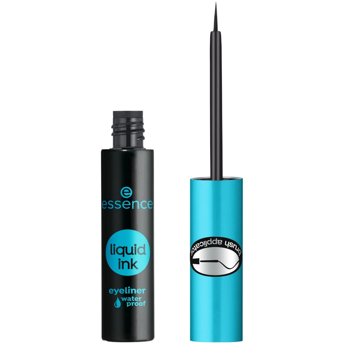 Tus de ochi rezistent la apa liquid ink eyeliner waterproof 01, 3ml, Essence