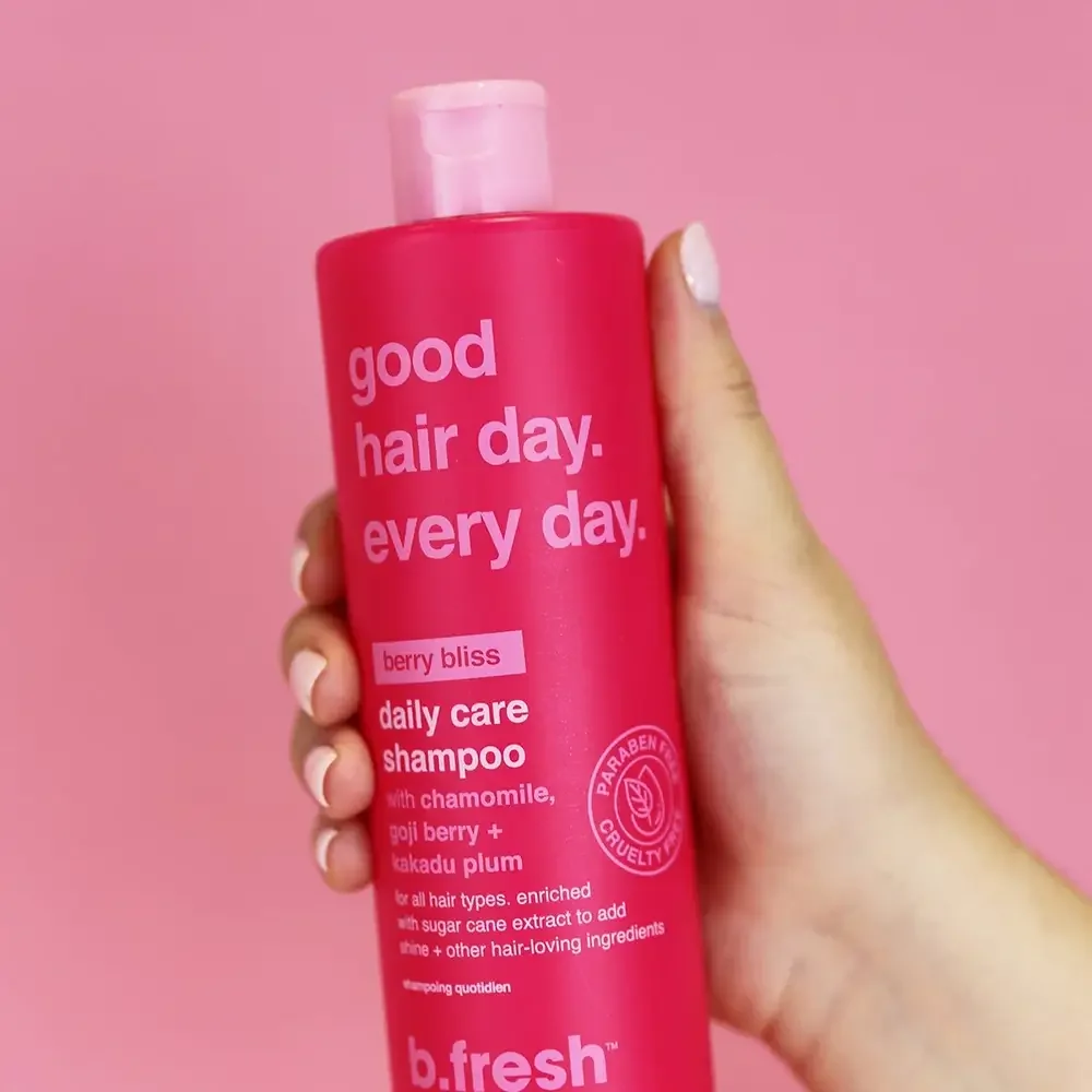 Sampon pentru stralucirea parului Good Hair Day Everyday, 355ml, B.fresh