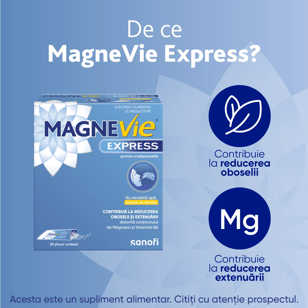 Magnevie Express, 20 plicuri, Sanofi
