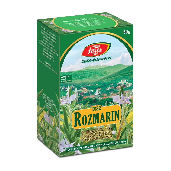 Ceai frunze de rozmarin, 50g, Fares