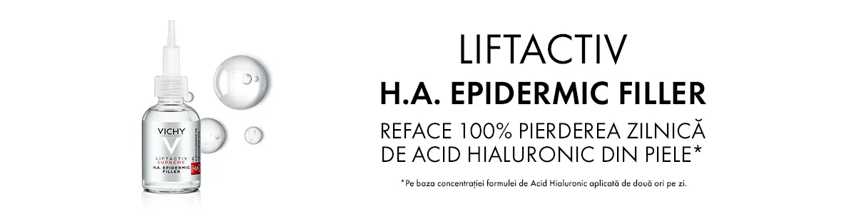 Serum pentru fata si zona ochilor Liftactiv Supreme H.A. Epidermic Filler, 30ml, Vichy