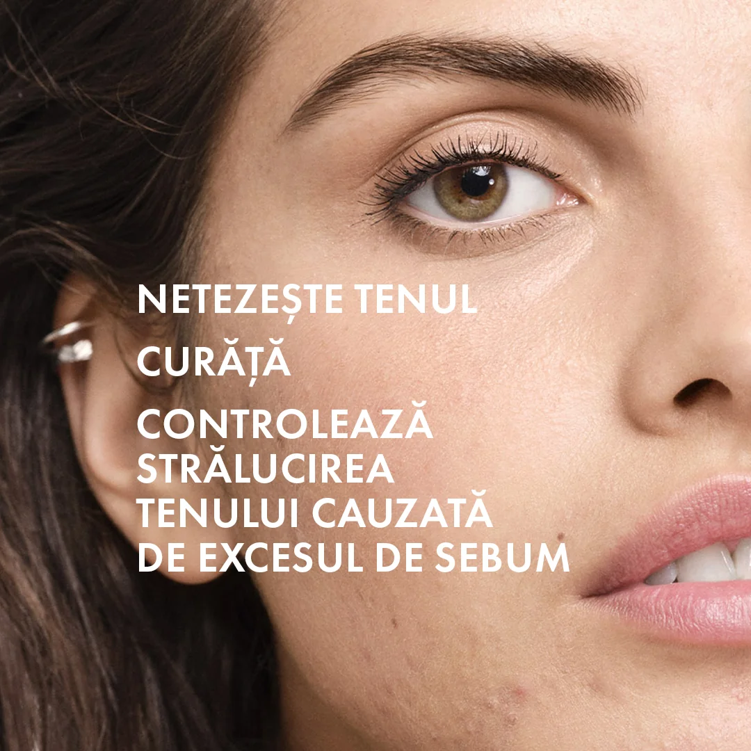 Solutie micelara 3 in 1 pentru ten sensibil gras sau cu tendinta acneica Normaderm, 200ml, Vichy
