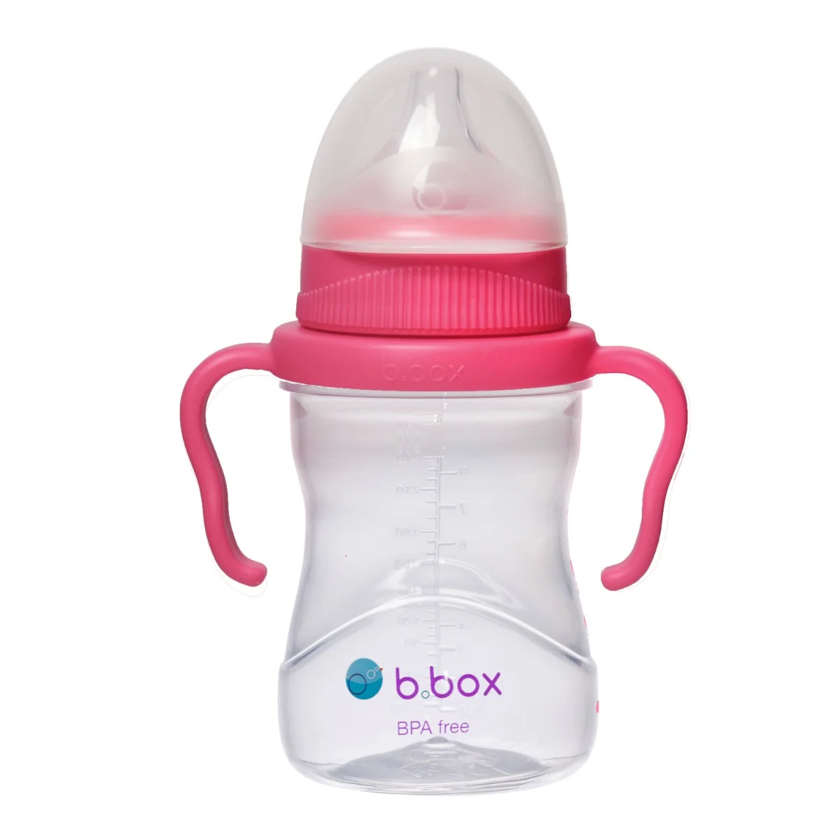 Cana cu 4 capace pentru +4 luni Roz, 240ml, Bbox