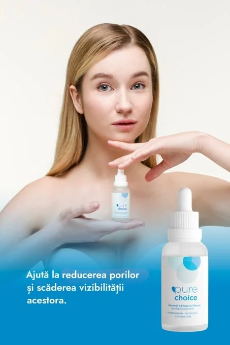 Ser ingrijire faciala pentru inchiderea porilor, 30ml, Pure Choice 