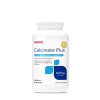Calciu 800mg cu magneziu si vitamina D-3 Calcimate Plus, 240 tablete, GNC