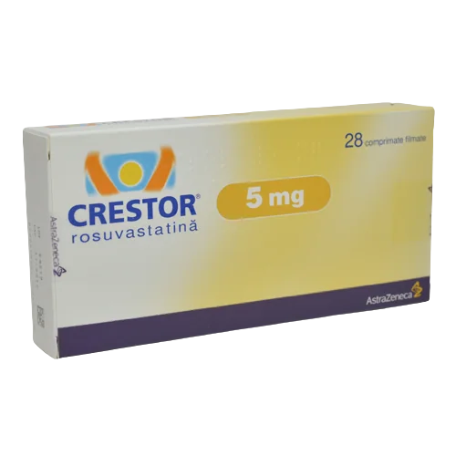 Crestor 5mg, 28 comprimate filmate, Astrazeneca