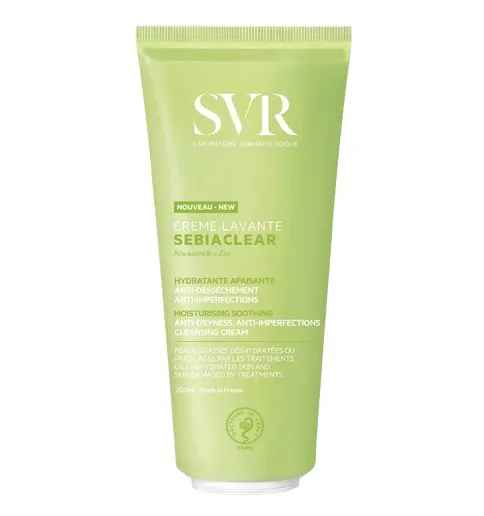 Crema de curatare cu clatire Sebiaclear, 200ml, SVR