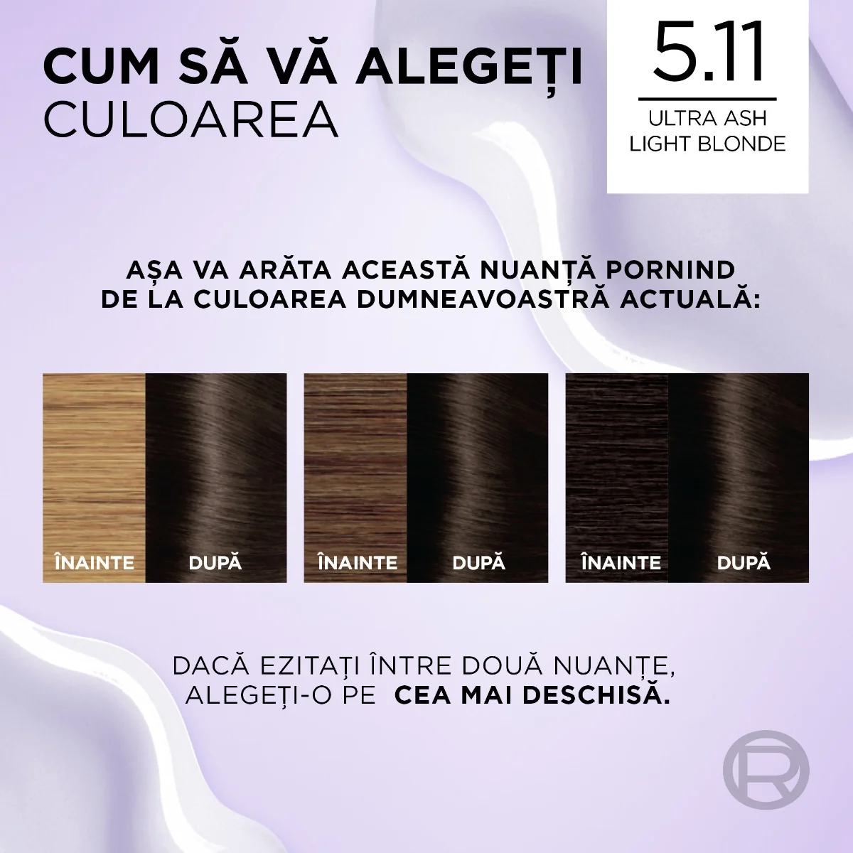 Vopsea de par permanenta Excellence Cool Creme 5.11 Saten Deschis Ultra-Cenusiu, 192ml, L'Oreal Paris