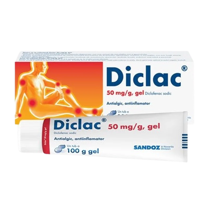 Diclac gel 5%, 100g, Sandoz | Dr. Max Farmacia