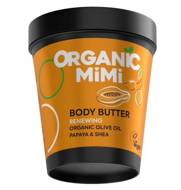 Unt de corp regenerant cu ulei de masline si papaya, 200ml, Organic Mimi