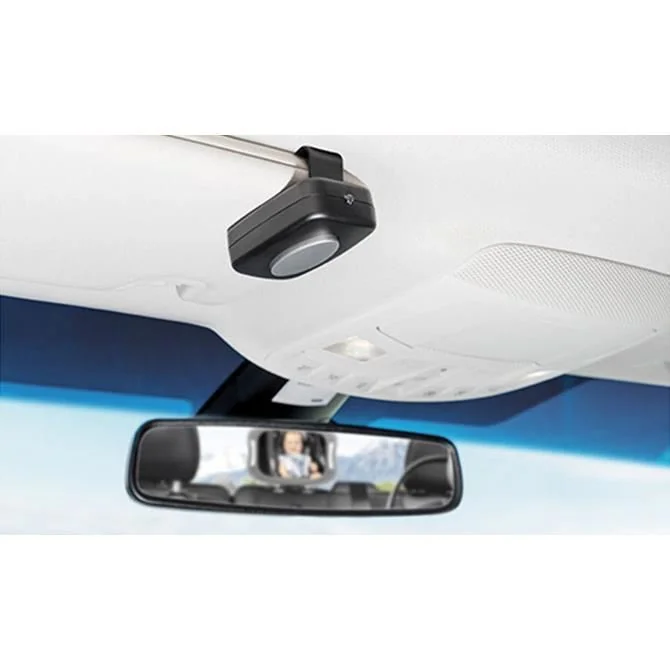 Oglinda auto cu led si prindere pe tetiera pentru monitorizare bebelusi 86101, 1 bucata, Reer