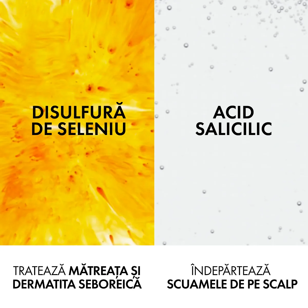 Sampon tratament anti-matreata uscata Dercos, 390ml, Vichy