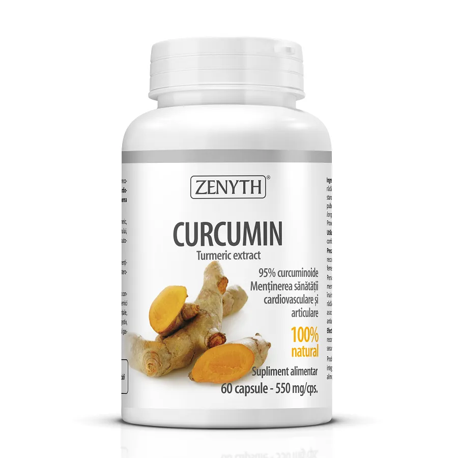 Curcumin 550mg, 60 capsule, Zenyth