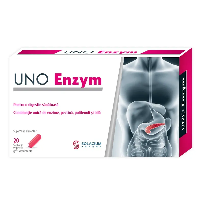 Uno Enzym, 20 capsule, Solacium